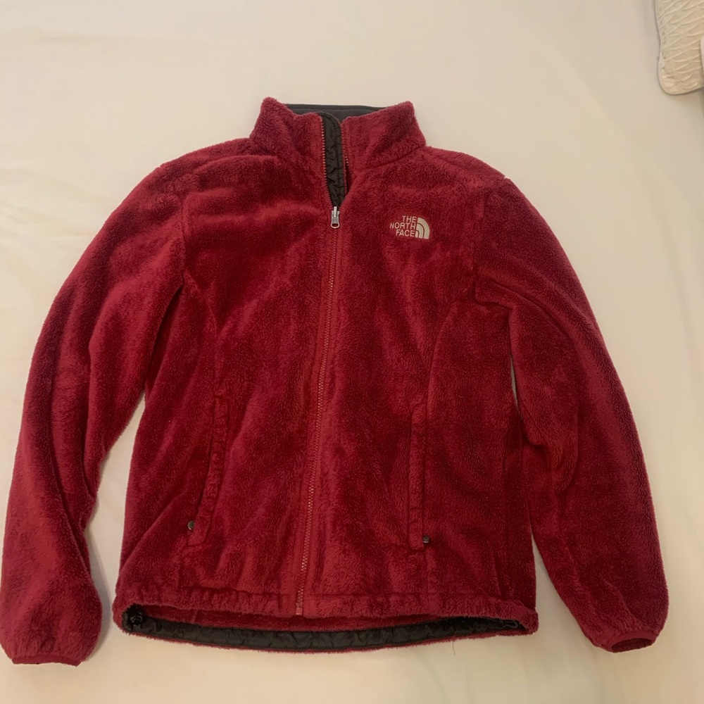 The North Face fuzzy jacket